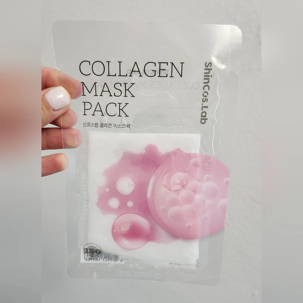 Korean Collagen Firming & Hydrating Sheet Mask Pack Of 10 - Picture 2 of 3